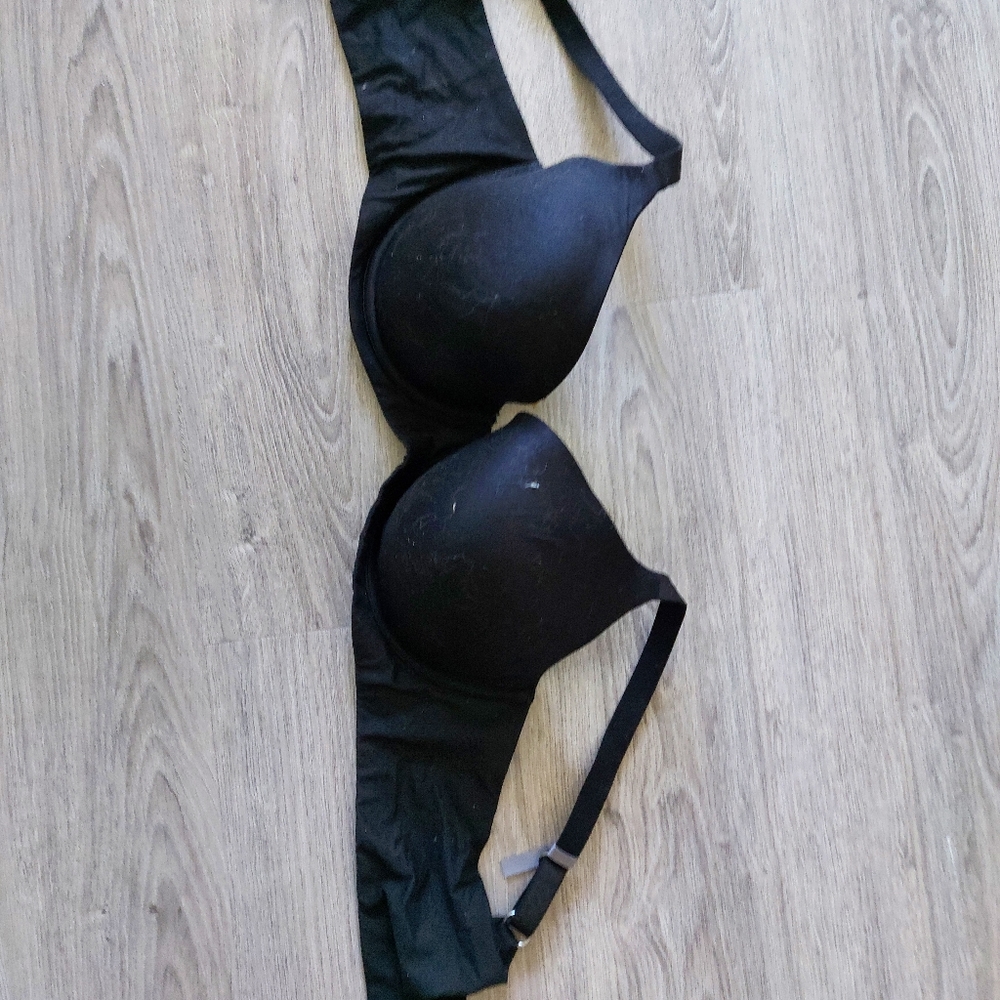 Black Demi Push Up Aerie Bra
